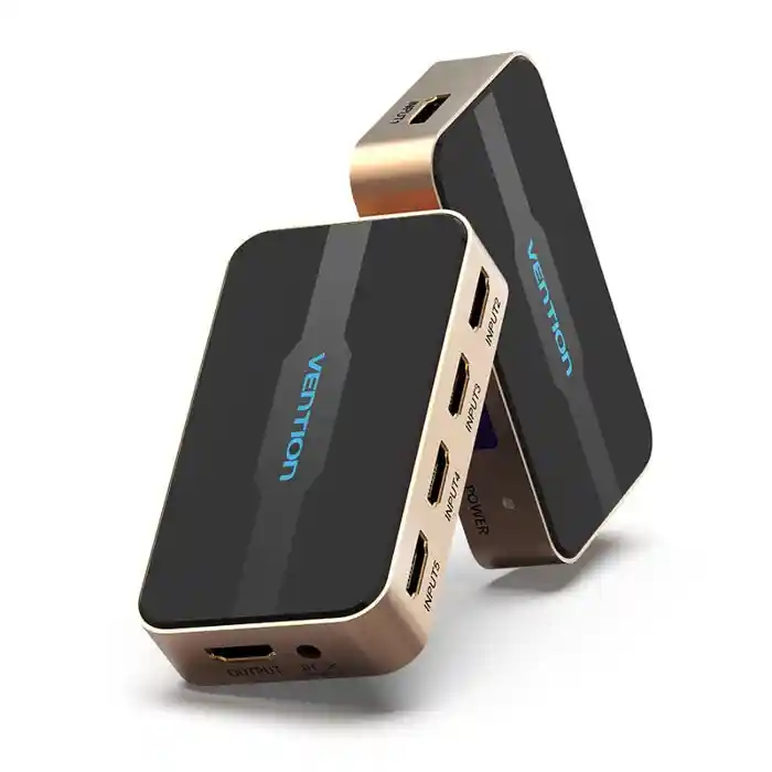 Vention ACDG0 5 in 1 out HDMI Switcher Aluminum Alloy 4K 30Hz...